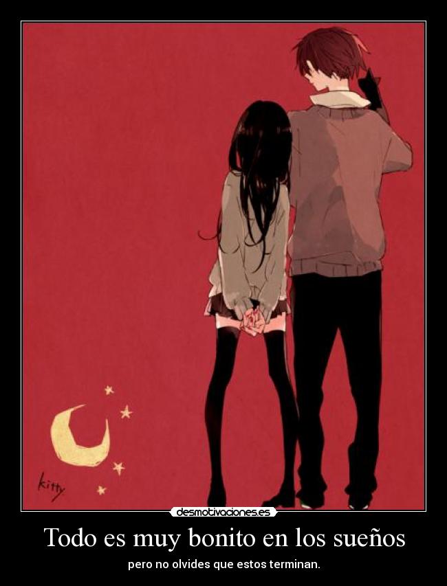 carteles anime amor dolor suenos harukaze desmotivaciones