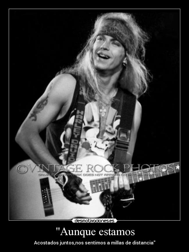 Aunque estamos - Acostados juntos,nos sentimos a millas de distancia
