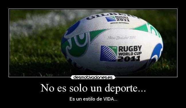 No es solo un deporte... - Es un estilo de VIDA...