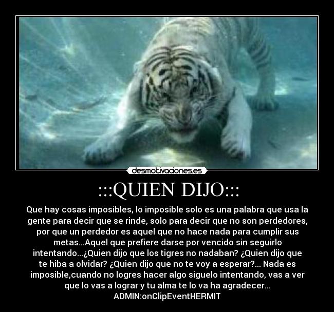 :::QUIEN DIJO::: -