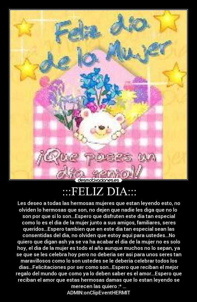 :::FELIZ DIA::: - 