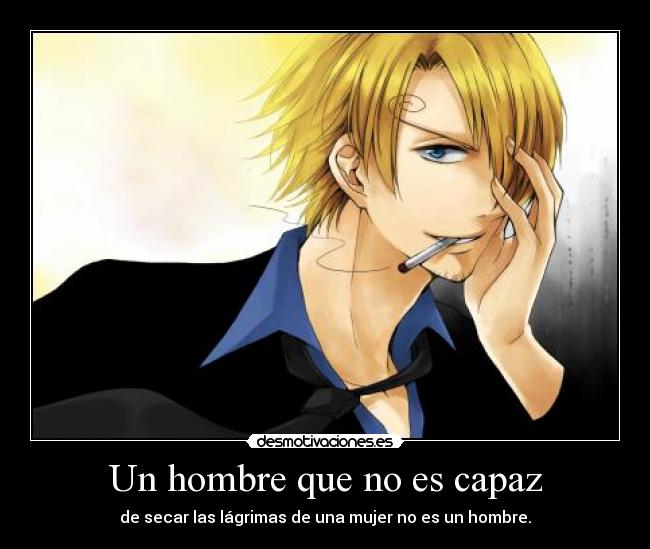 Un hombre que no es capaz -