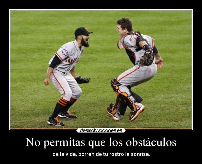 carteles obstaculos beisbol desmotivaciones