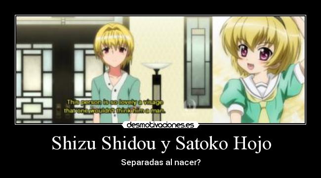 carteles maria holic shizu higurashi satoko desmotivaciones
