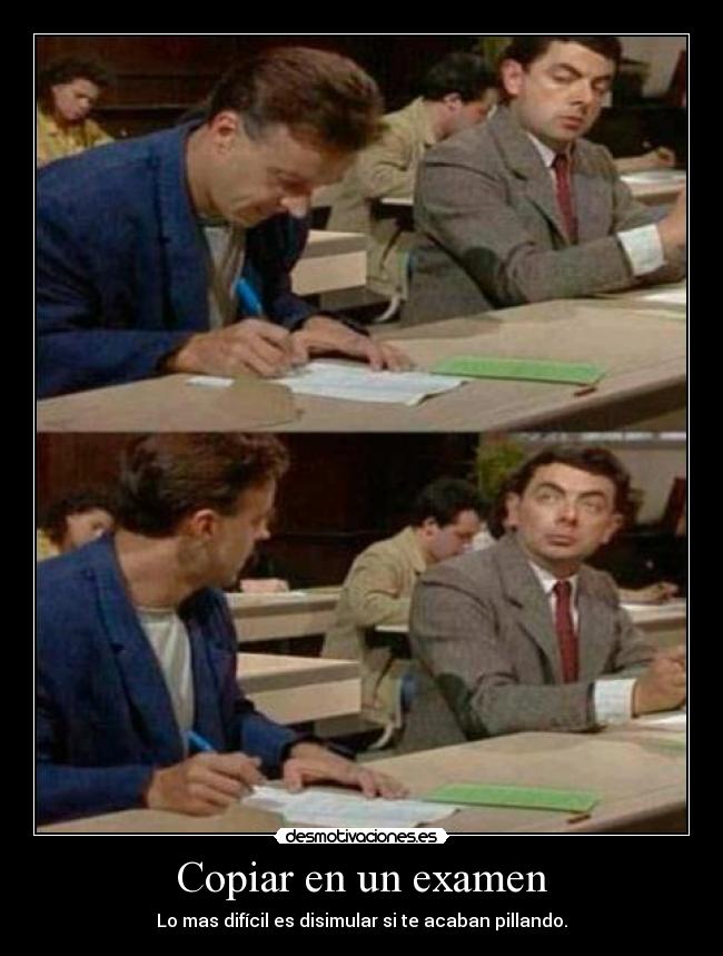 Copiar en un examen - 