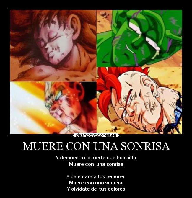 carteles sonrisa dragon ball desmotivaciones