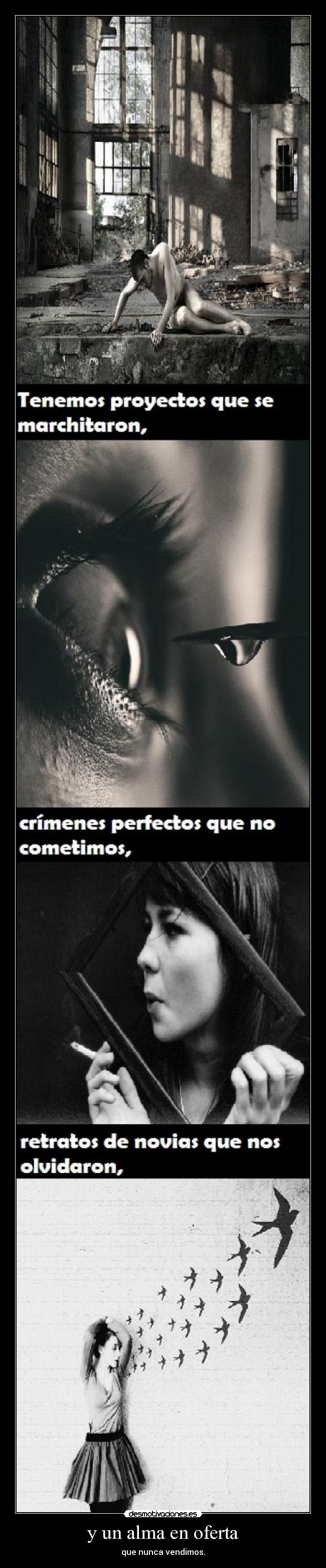 y un alma en oferta -