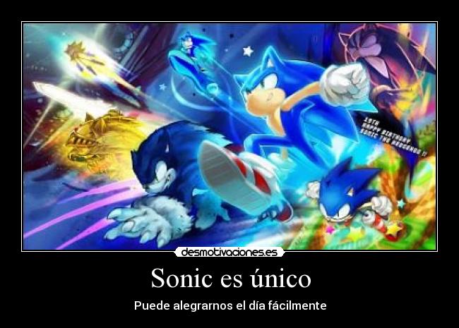 carteles sonic sonic the werehog super sonic excalibur sonic darkspine sonic desmotivaciones