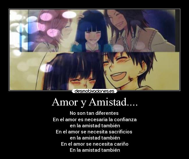 Amor y Amistad.... -