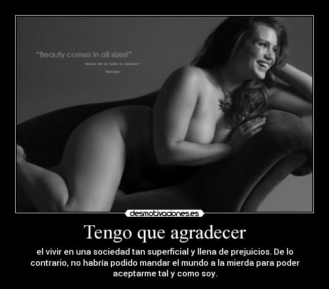 Tengo que agradecer -