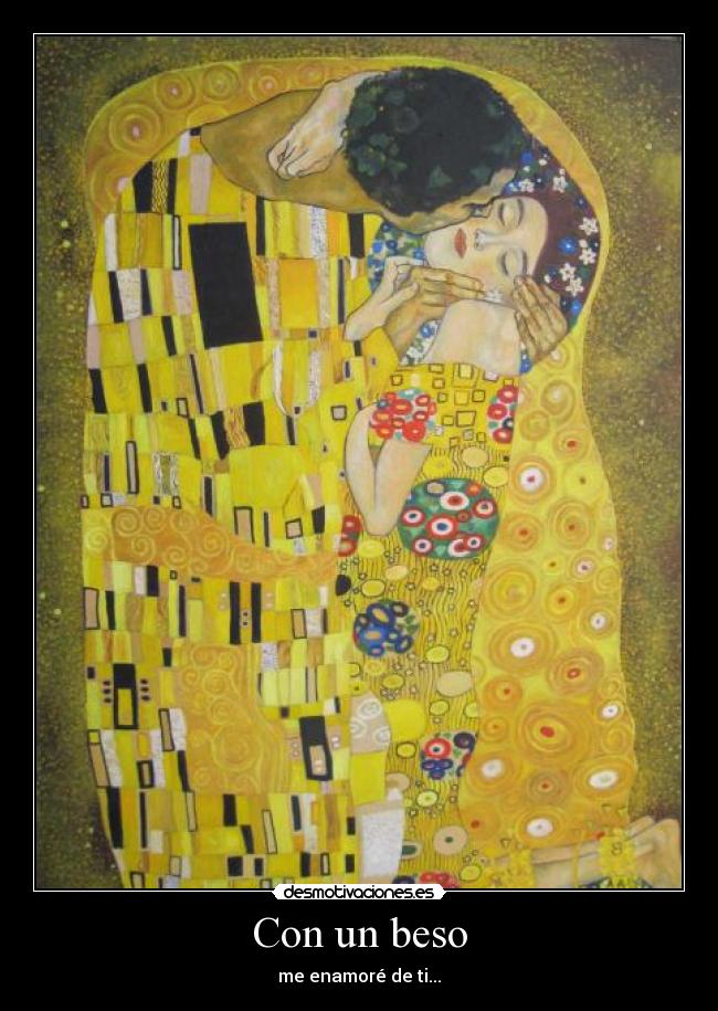 Con un beso -