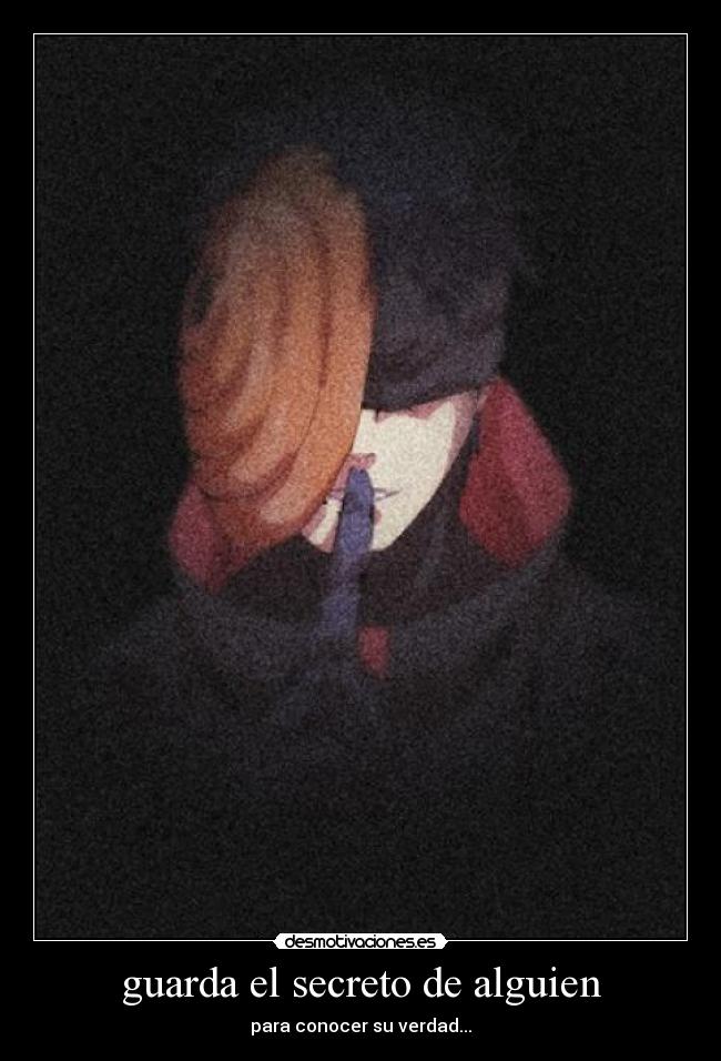 guarda el secreto de alguien -