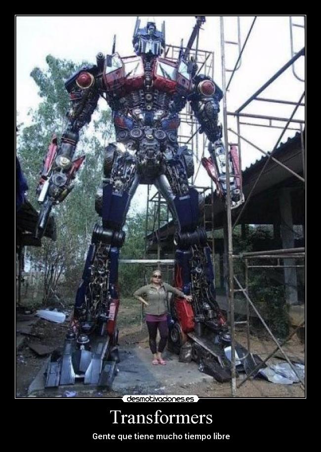 Transformers - Gente que tiene mucho tiempo libre