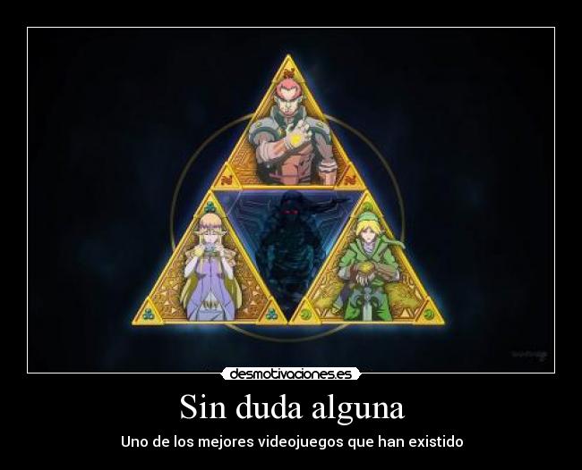 carteles the legend zelda trifuerza link desmotivaciones