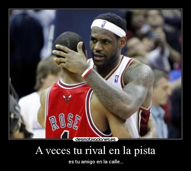 A veces tu rival en la pista -