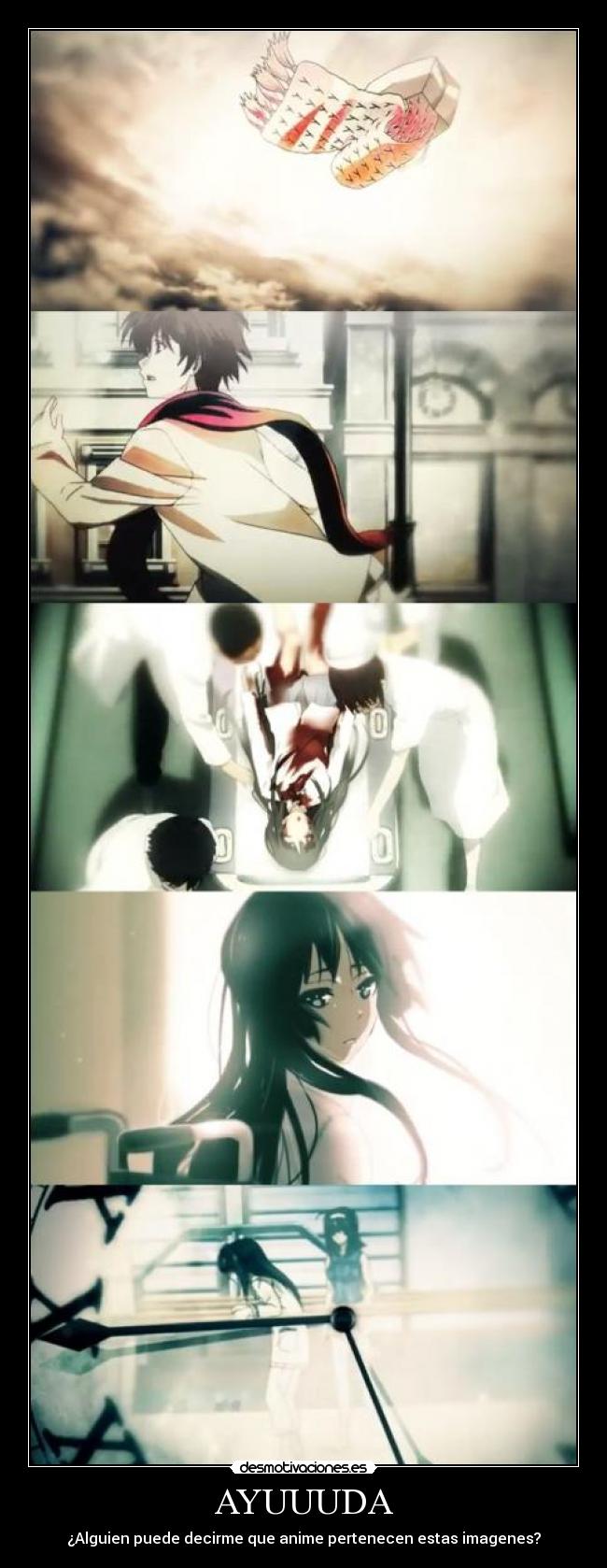 AYUUUDA - ¿Alguien puede decirme que anime pertenecen estas imagenes?