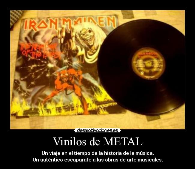 Vinilos de METAL - Un viaje en el tiempo de la historia de la música,
Un auténtico escaparate a las obras de arte musicales.