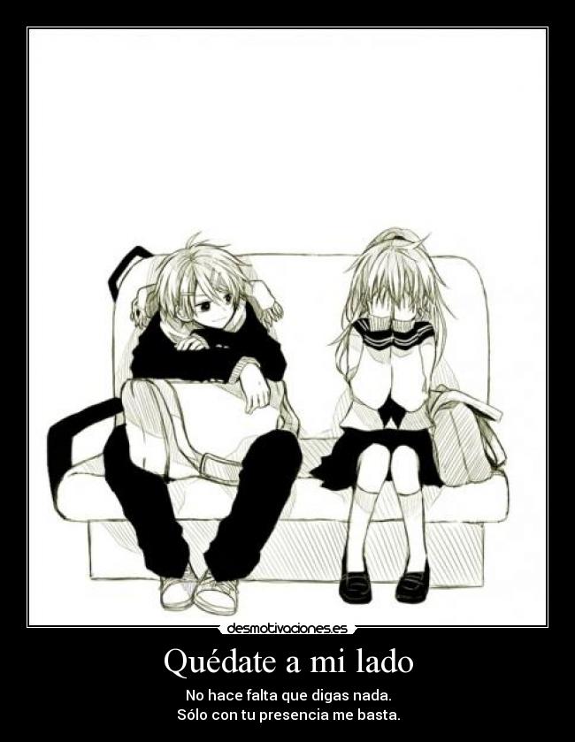 Quédate a mi lado -