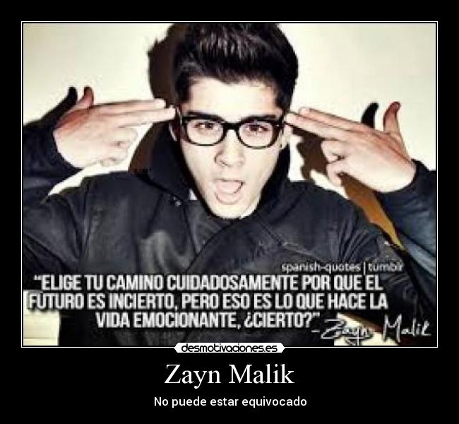 Zayn Malik - No puede estar equivocado