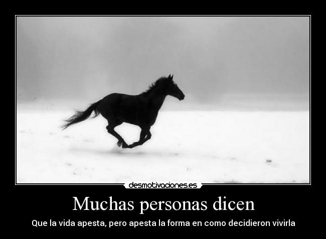 Muchas personas dicen - 