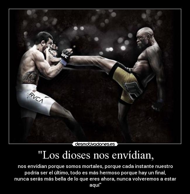 Los dioses nos envídian, - 