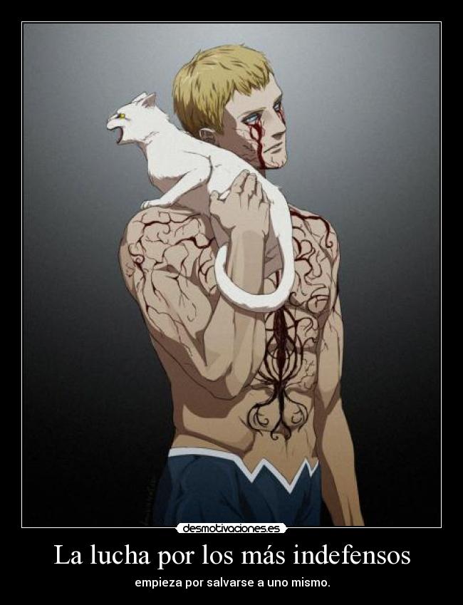 La lucha por los más indefensos - empieza por salvarse a uno mismo.