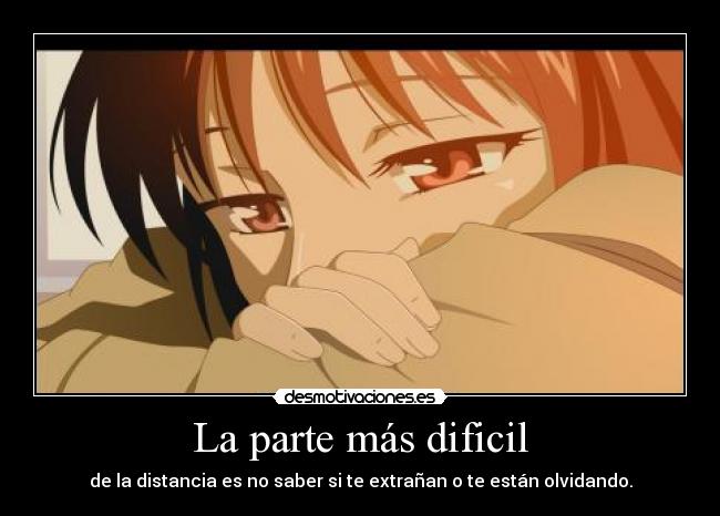 La parte más dificil -