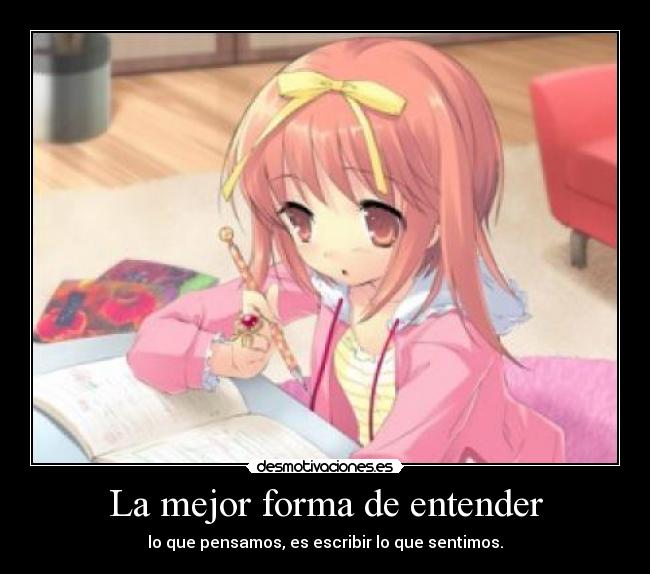 La mejor forma de entender -