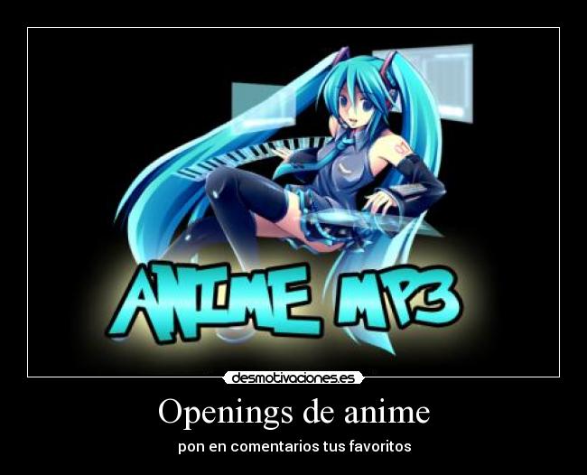 Openings de anime - 
