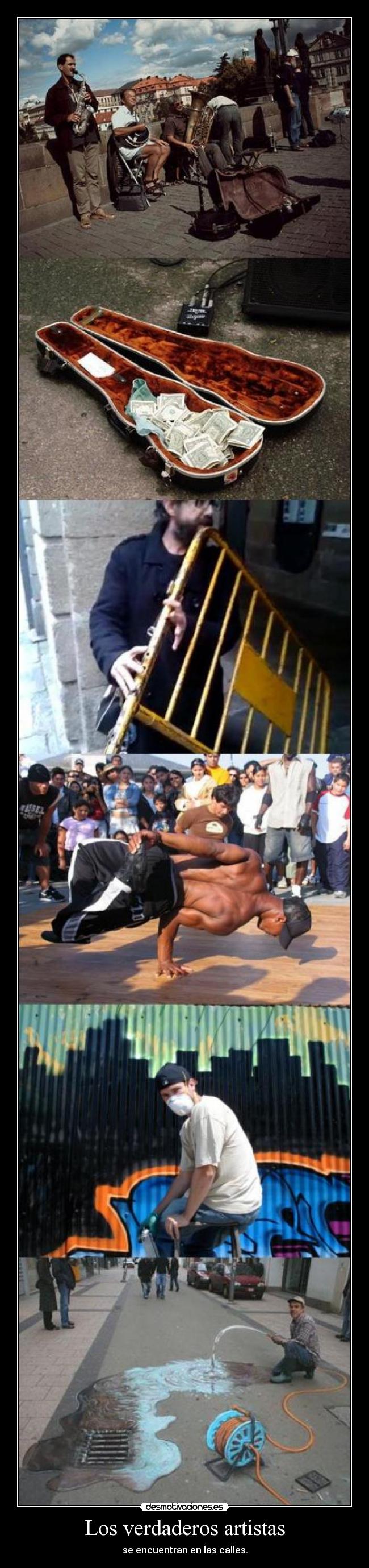 Los verdaderos artistas -