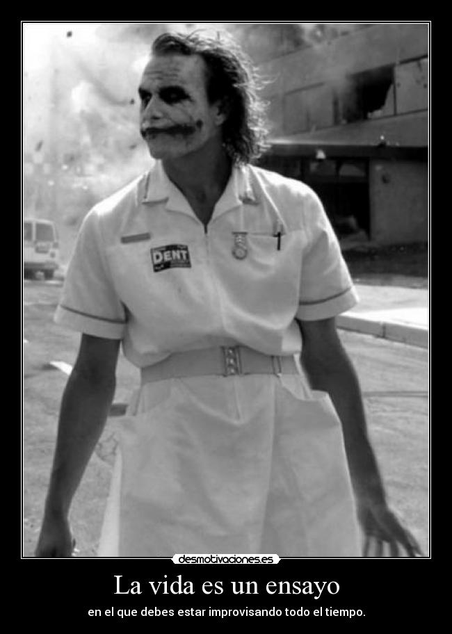 La vida es un ensayo -