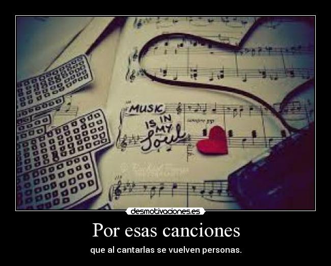 Por esas canciones -