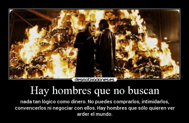 Hay hombres que no buscan -