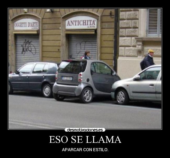 ESO SE LLAMA - APARCAR CON ESTILO.