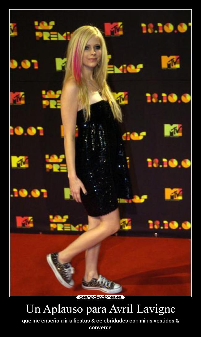 Un Aplauso para Avril Lavigne -