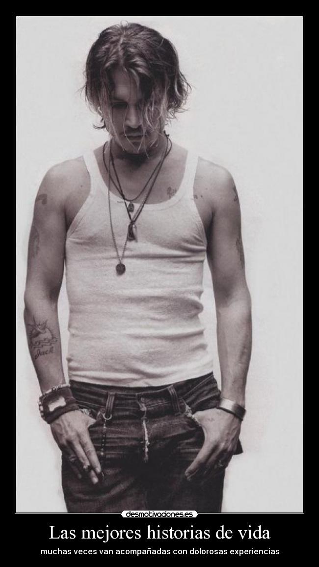 Las mejores historias de vida - muchas veces van acompañadas con dolorosas experiencias