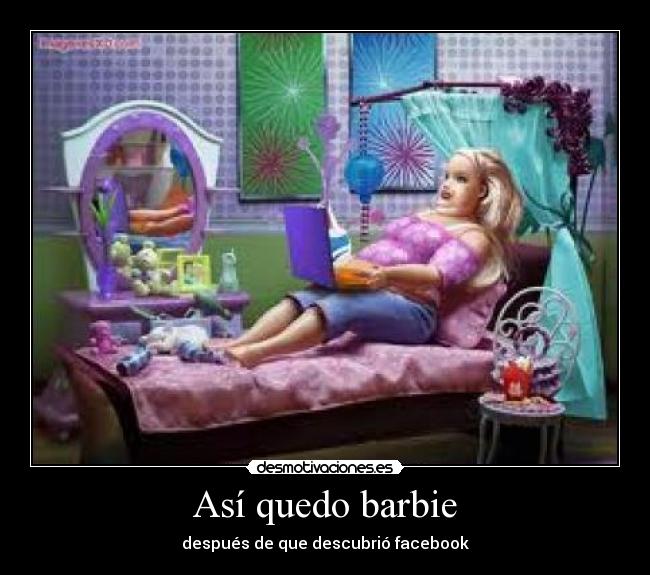 Así quedo barbie -