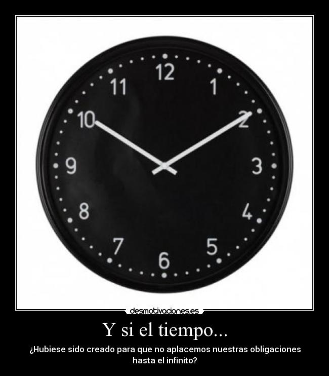 Y si el tiempo... - 