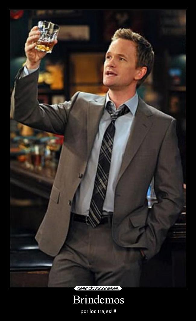 Brindemos - por los trajes!!!!