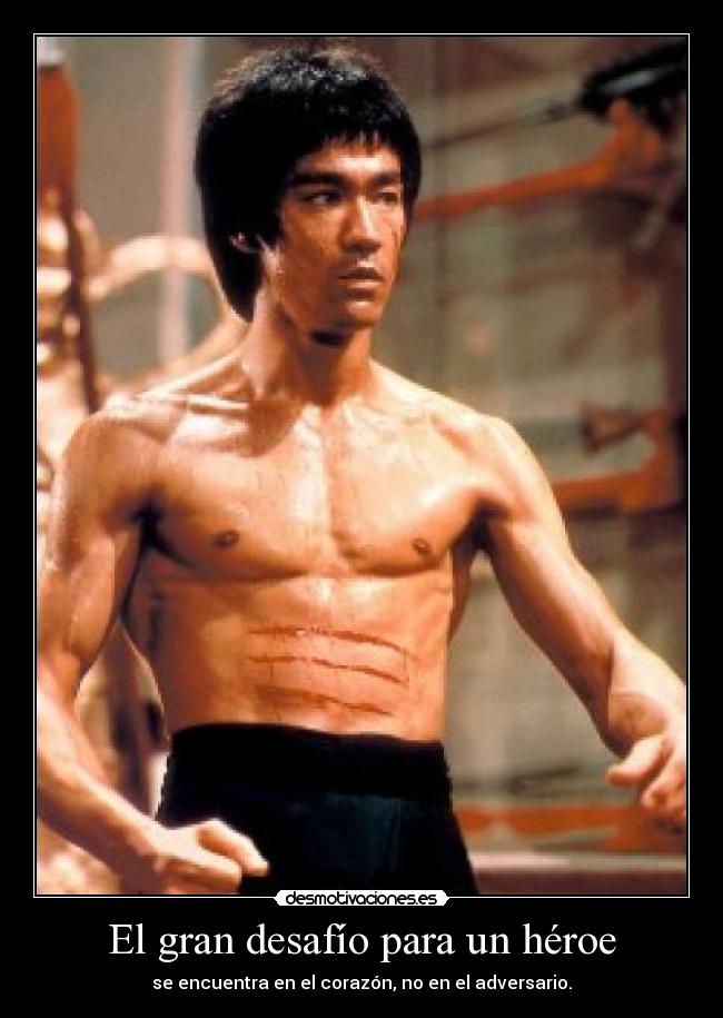 carteles michael crichton bruce lee desmotivaciones