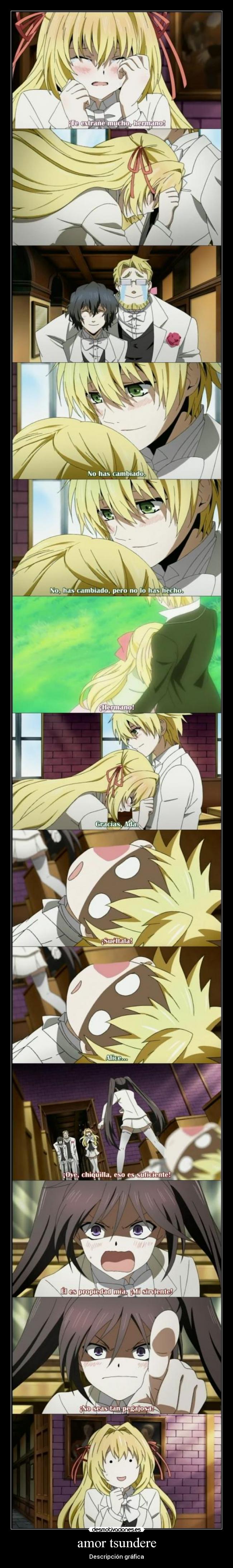 amor tsundere - Descripción gráfica