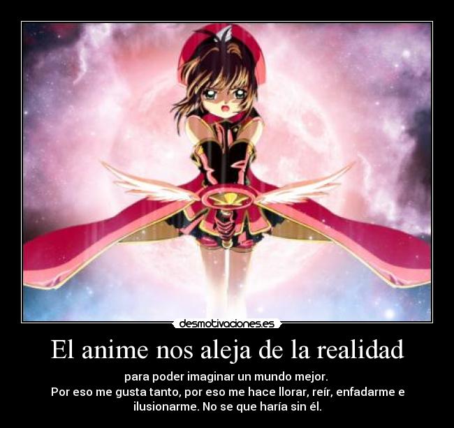 El anime nos aleja de la realidad -