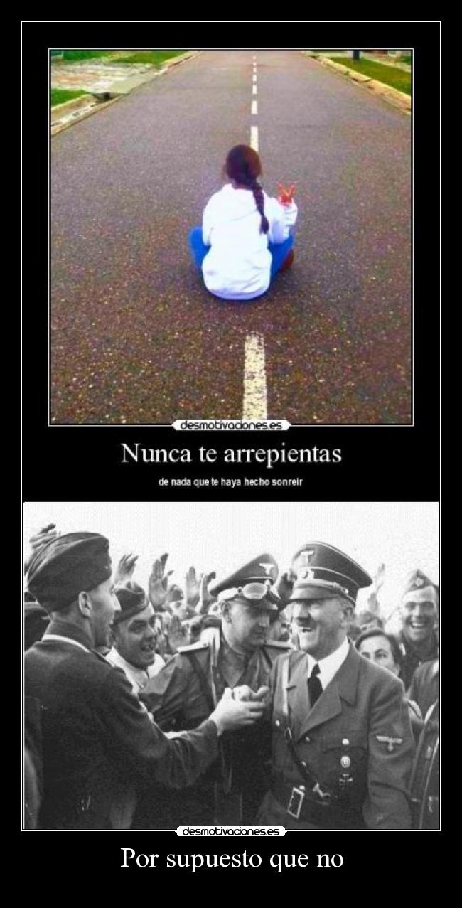 Por supuesto que no - 