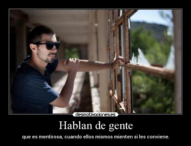 Hablan de gente -