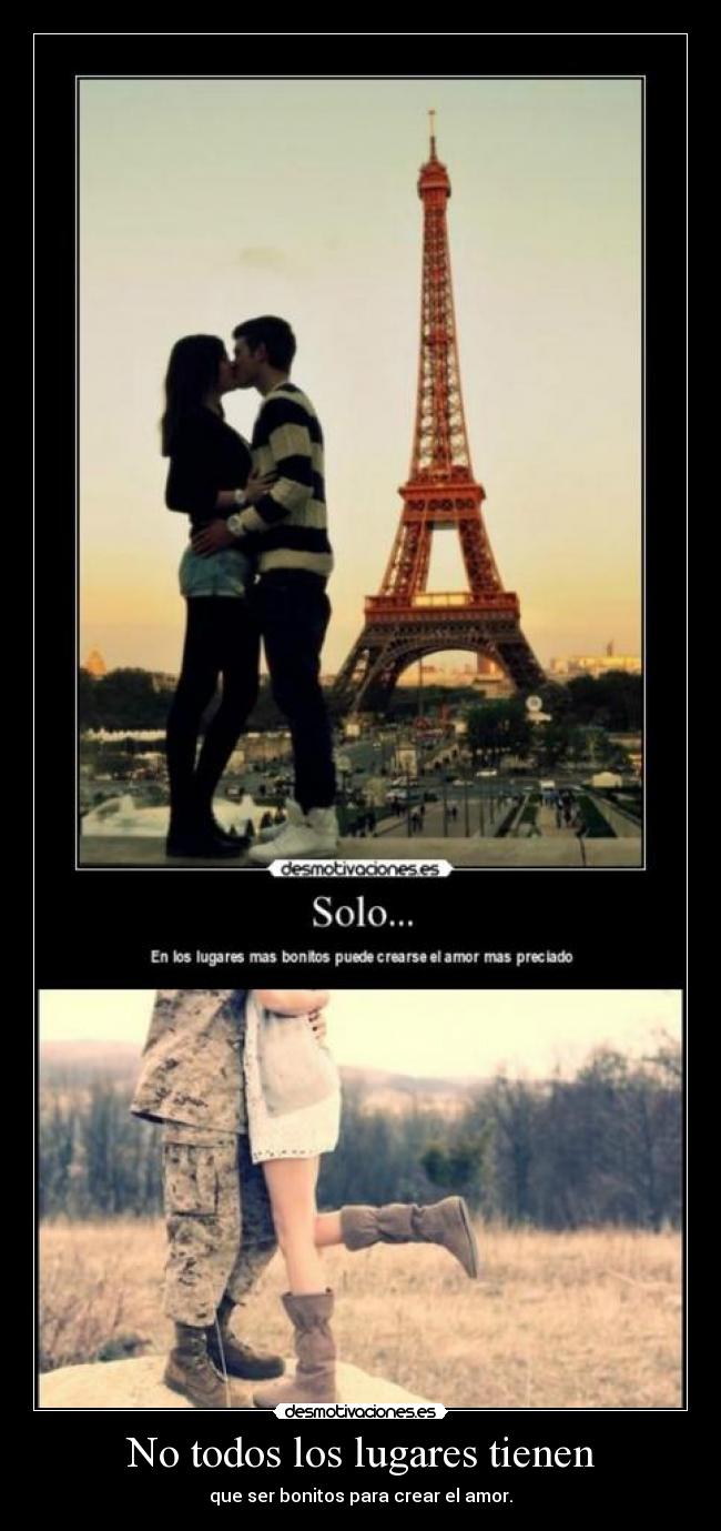 No todos los lugares tienen - 