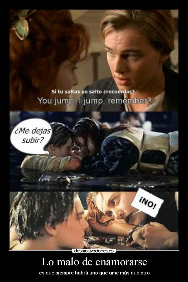 Lo malo de enamorarse - 