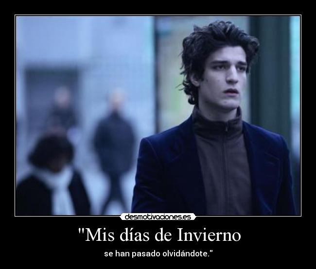 Mis días de Invierno - se han pasado olvidándote.