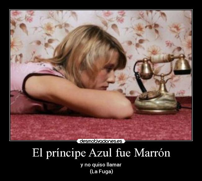 El príncipe Azul fue Marrón -