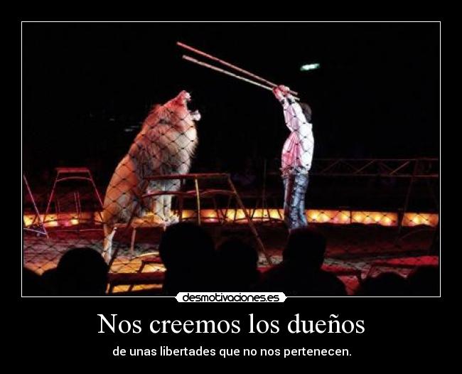 Nos creemos los dueños -