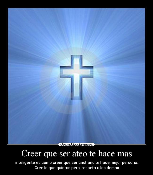Ateismo vs Religion Cruz